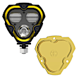 1284 LED Fog Light, With bulb(s)