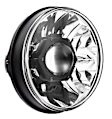 42342 Driver and Passenger Side LED Headlight, With bulb(s), Clear Lens, Black Interior, Gravity Series