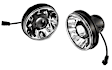 42342 Driver and Passenger Side LED Headlight, With bulb(s), Clear Lens, Black Interior, Gravity Series