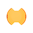 5104 Fog Light Cover, Amber