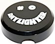 5200 Offroad Light Cover - Black and White, Plastic, Universal, Sold individually