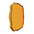 5327 Fog Light Cover, Amber