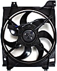 Radiator Fan - Driver Side Fan Blade, Motor and Shroud, 4 Cyl., 1.6L Engine