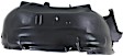  Front, Passenger Side Fender Liner, EX Model