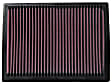 K&N Performance Air Filter - Premium Lifetime, Washable, Replacement Filter - 33-2070