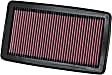 K&N Performance Air Filter - Premium Lifetime, Washable, Replacement Filter - 33-2383