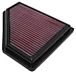 K&N Performance Air Filter - Premium Lifetime, Washable, Replacement Filter - 33-2401