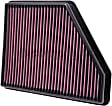 K&N Performance Air Filter - Premium Lifetime, Washable, Replacement Filter - 33-2434