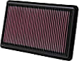K&N Performance Air Filter - Premium Lifetime, Washable, Replacement Filter - 33-2454