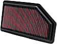 K&N Performance Air Filter - Premium Lifetime, Washable, Replacement Filter - 33-2461