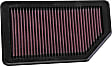 K&N Performance Air Filter - Premium Lifetime, Washable, Replacement Filter - 33-2472
