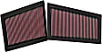 K&N Performance Air Filter - Premium Lifetime, Washable, Replacement Filter - 33-2940