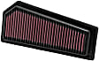 K&N Performance Air Filter - Premium Lifetime, Washable, Replacement Filter - 33-2965