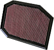 K&N Performance Air Filter - Premium Lifetime, Washable, Replacement Filter - 33-2970
