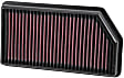 K&N Performance Air Filter - Premium Lifetime, Washable, Replacement Filter - 33-3008
