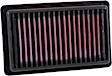 K&N Performance Air Filter - Premium Lifetime, Washable, Replacement Filter - 33-3043