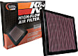 K&N Performance Air Filter - Premium Lifetime, Washable, Replacement Filter - 33-3074