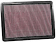 K&N Performance Air Filter - Premium Lifetime, Washable, Replacement Filter - 33-3077