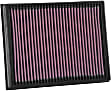 K&N Performance Air Filter - Premium Lifetime, Washable, Replacement Filter - 33-3086