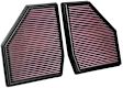 K&N Performance Air Filter - Premium Lifetime, Washable, Replacement Filter - 33-3128