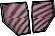 K&N Performance Air Filter - Premium Lifetime, Washable, Replacement Filter - 33-3128