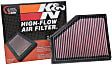 K&N Performance Air Filter - Premium Lifetime, Washable, Replacement Filter - 33-3134