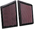 K&N Performance Air Filter - Premium Lifetime, Washable, Replacement Filter - 33-3153