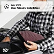 K&N Performance Air Filter - Premium Lifetime, Washable, Replacement Filter - 33-3155