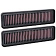 K&N Performance Air Filter - Premium Lifetime, Washable, Replacement Filter - 33-3160