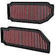 K&N Performance Air Filter - Premium Lifetime, Washable, Replacement Filter - 33-3181