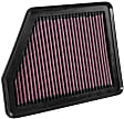 K&N Performance Air Filter - Premium Lifetime, Washable, Replacement Filter - 33-5045