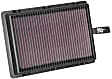 K&N Performance Air Filter - Premium Lifetime, Washable, Replacement Filter - 33-5046