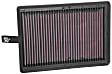 K&N Performance Air Filter - Premium Lifetime, Washable, Replacement Filter - 33-5046