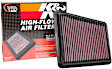 K&N Performance Air Filter - Premium Lifetime, Washable, Replacement Filter - 33-5073