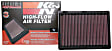 K&N Performance Air Filter - Premium Lifetime, Washable, Replacement Filter - 33-5075
