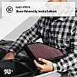 K&N Performance Air Filter - Premium Lifetime, Washable, Replacement Filter - 33-5087