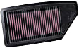K&N Performance Air Filter - Premium Lifetime, Washable, Replacement Filter - 33-5090