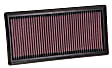 K&N Performance Air Filter - Premium Lifetime, Washable, Replacement Filter - 33-5101