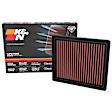 K&N Performance Air Filter - Premium Lifetime, Washable, Replacement Filter - 33-5122