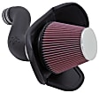 K&N Cold Air Intake - Premium High Flow, Lifetime Washable Filter, Guaranteed Horsepower Increase - 57-1543