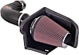 K&N Cold Air Intake - Premium High Flow, Lifetime Washable Filter, Guaranteed Horsepower Increase - 57-2541