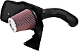 K&N Cold Air Intake - Premium High Flow, Lifetime Washable Filter, Guaranteed Horsepower Increase - 57-3021-1