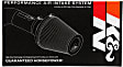K&N Cold Air Intake - Premium High Flow, Lifetime Washable Filter, Guaranteed Horsepower Increase - 57-3058