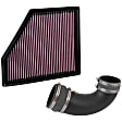 K&N Cold Air Intake - Premium High Flow, Lifetime Washable Filter, Guaranteed Horsepower Increase - 57-3092