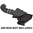 K&N Cold Air Intake - Premium High Flow, Lifetime Washable Filter, Guaranteed Horsepower Increase - 57-3092