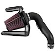 K&N Cold Air Intake - Premium High Flow, Lifetime Washable Filter, Guaranteed Horsepower Increase - 57-3095