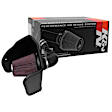 K&N Cold Air Intake - Premium High Flow, Lifetime Washable Filter, Guaranteed Horsepower Increase - 57-3095