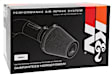 K&N Cold Air Intake - Premium High Flow, Lifetime Washable Filter, Guaranteed Horsepower Increase - 57-9018