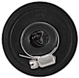 62-1330 Crankcase Breather - Chrome Top, Black Base, Universal