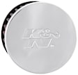 62-1490 Chrome Universal Breather, Washable Air Filter - Push-In - 1-1/4 in Flange - 3in O.D - 2-1/2in H